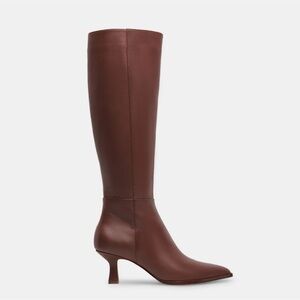 DOLCE VITA AUGGIE BOOT CHOCOLATE LEA SIZE 9 - BRAND NEW IN BOX